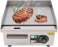 Annuod Grill Commerciële Elektrische Bakplaat, Roestvrijstalen Grill, Vlakke, Voor Op Het Aanrecht, BBQ-grill, Met Thermostaatregeling