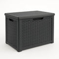 Aufbewahrungsbox Polypropylen Schwarz 60x45x50 cm