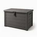 Kunststoff Aufbewahrungsbox Anthrazit 117x45x57 cm
