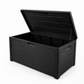 Kunststoff Aufbewahrungsbox Polypropylen Schwarz 300L