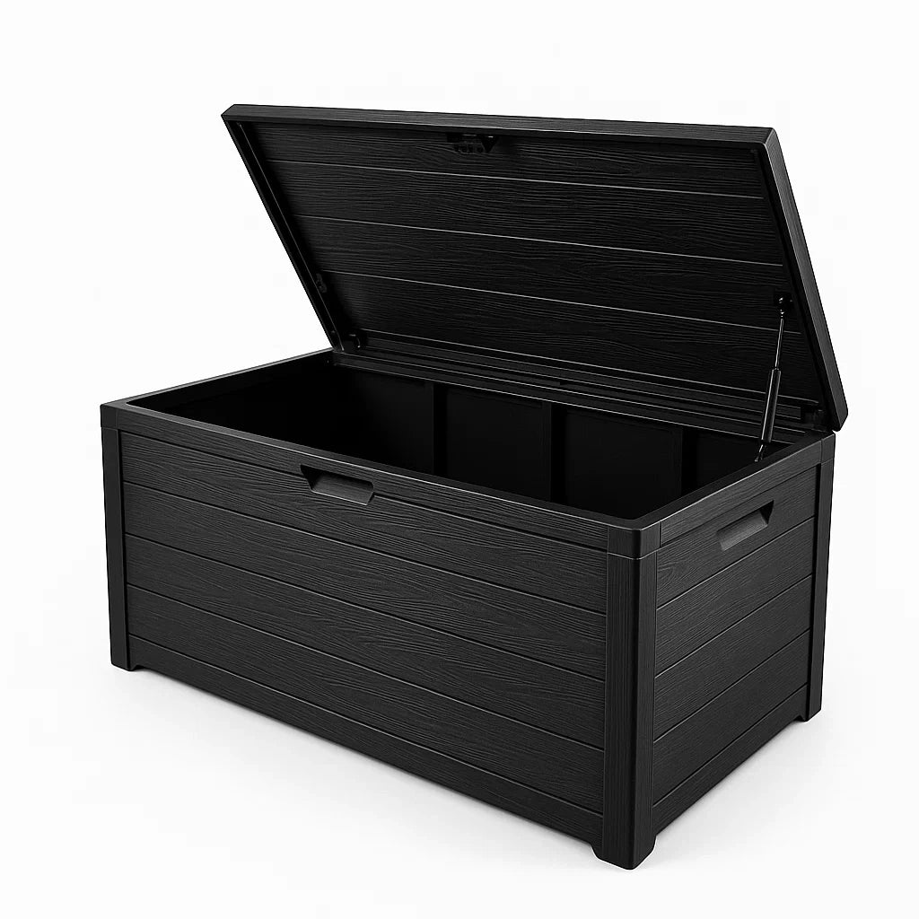 Kunststoff Aufbewahrungsbox Polypropylen Schwarz 300L