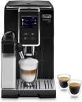 De'Longhi Volautomatische koffiemachines Dinamica Plus ECAM 370.70.B koffiemachine, 3,5 inch TFT-touchscreen, zwart, met LatteCrema-melksysteem