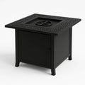 Stahltisch Feuerstelle Schwarz 80x80x60 cm