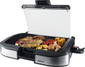 Steba Grill elektrische BBQ tafelgrill VG 195, 2200 W, 2 m aansluitkabel, hoogwaardige grillplaat, met antiaanbaklaag, traploze temperatuurregeling
