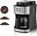 Espressomachine Volautomatische, 24 uur gepland koffiezetten, capaciteit van 1,8 liter, bonen-tot-kop maal- en zetfilterkoffiezetapparaat
