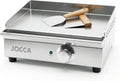 Jocca Grill Elektrische grillplaat, 41,1 x 29,7 x 18,5 cm, geschikt, voor professionele keuken, teppanyaki, tafelgrill, voor binnen, roestvrij staal