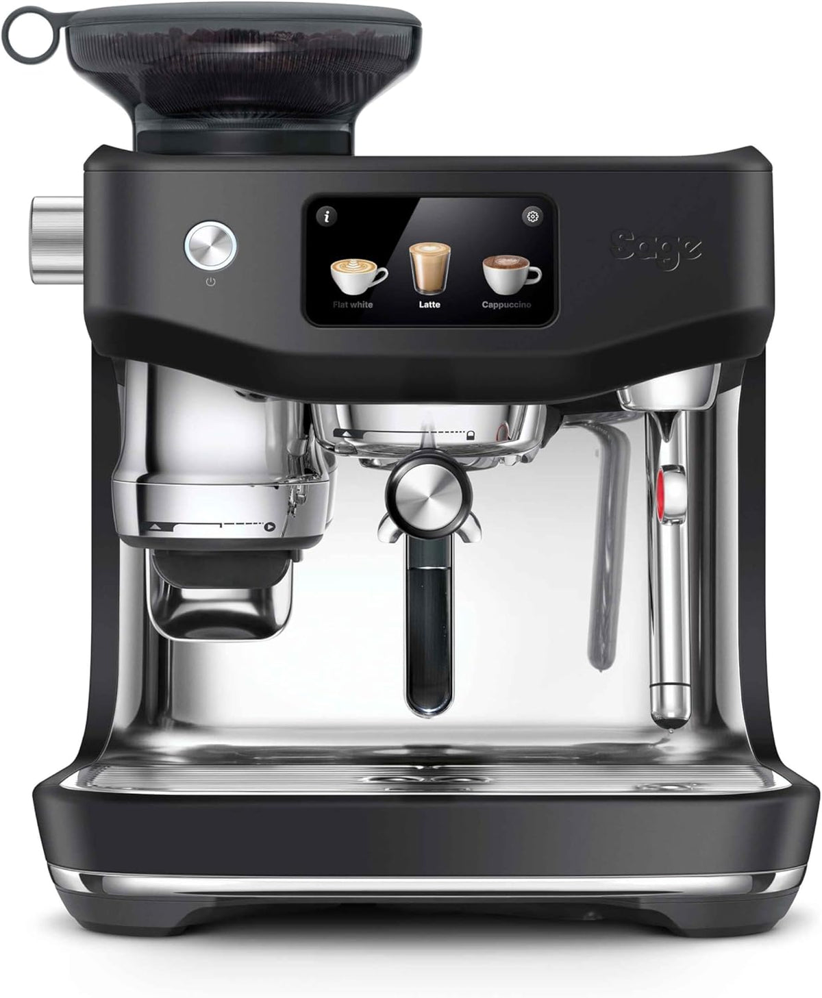 Volautomatische koffiemachines Sage Appliances Sage The Oracle Jet, Koffiezetapparaat, voor Bonen, Zwarte truffel