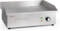 Klarstein Grill Elektrische, glad en geribbeld XL grilloppervlak: 54,5 x 35 cm, grillplaat, elektrische grillplaat, tafelgrill