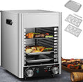 Xghdpbm Grill Commerciële steakgrill, 10 minuten timer, 1700W elektrische binnengrillmachine, verwarmingstemperatuur 800 °C, voor rundvlees