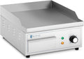 Royal Catering Grill RCPG45, 350 x 380 mm, 2.000 W, S Elektrische grillplaat, glad, braadplaat, elektrisch