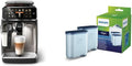 Philips Espressomachine 5400 Serie Volautomatische, 12 Koffievariaties, Chroom (EP5447/90) & Philips AquaClean kalk- en waterfilter, Ingebouwde Molen
