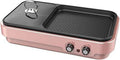 SenhE Grill Elektrische Hete Pot, met Grill, Draagbare Elektrische Barbecue, voor Binnen, Afneembare Hete Pot en Bakplaat
