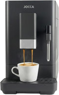 Jocca Volautomatische koffiemachines, Superautomatisch koffiezetapparaat 20 bar, 1350 W, tank 1,5 l, met 15 standen, geïntegreerde molen, melkstomer