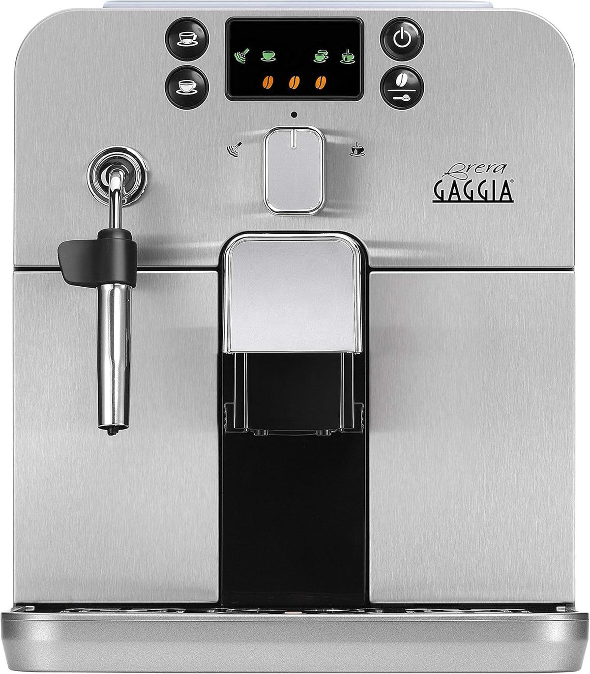 Gaggia Volautomatische koffiemachines RI9305/01 koffiemachine Brera (stoomsproeier) zilver