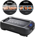 Macom Grill, 1500 W, Just Kitchen 849 Smokeless Fan Grill, temperatuur tot 250 graden, zonder geuren, voor binnen en buiten, rookvrij
