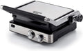 Ariete Grill 1918 Elektrische & knop, 2000 W, plaat 29 x 23 cm, 5 temperatuurniveaus, opening 180 graden, afneembare grillplaten, drijvende plaat