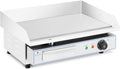Royal Catering Grill Gastro Elektrische grillplaat, 3000 W, 550 x 350 mm, 50-300 °C, roestvrij staal/staal, glad grilloppervlak, roosterplaat