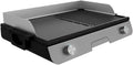 Cecotec Grill PerfectRoast 3000 Elektrische tafelgrill, 3000 W, gemengd kookoppervlak, Rockstone-antiaanbaklaag, regelbare thermostaat, vetopvangbak
