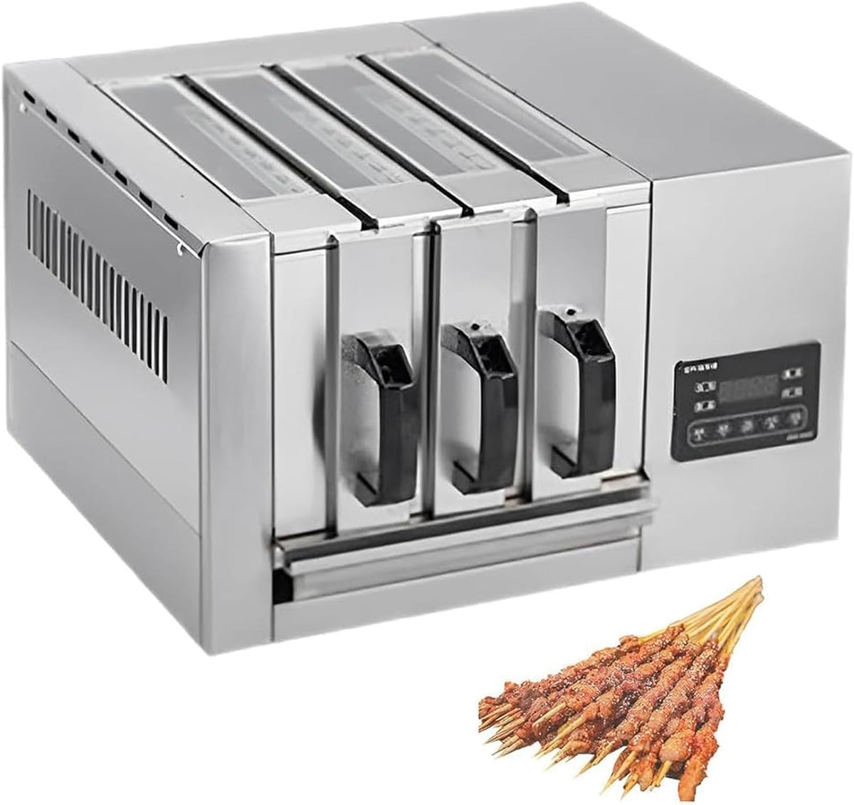 YOtat Grill Commerciële Lade Barbecue, 3/5/7 Laag Multifunctionele Elektrische Barbecue Vleesspiesjes Machine, Met 0-300 °C Temperatuuraanpassing, Bbq