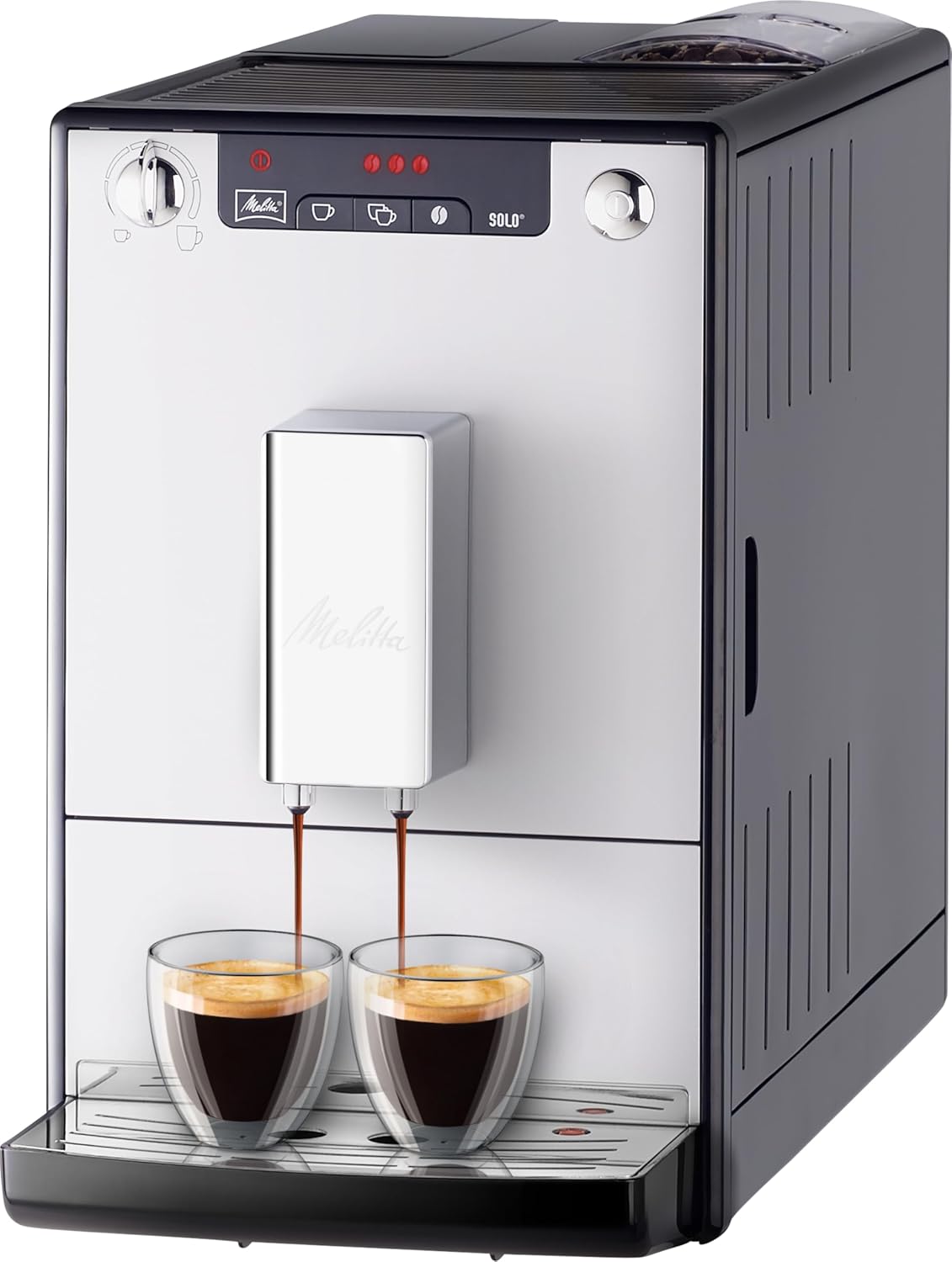 Volautomatische koffiemachines Melitta Automatische koffiemachine Caffeo Solo, Zilver